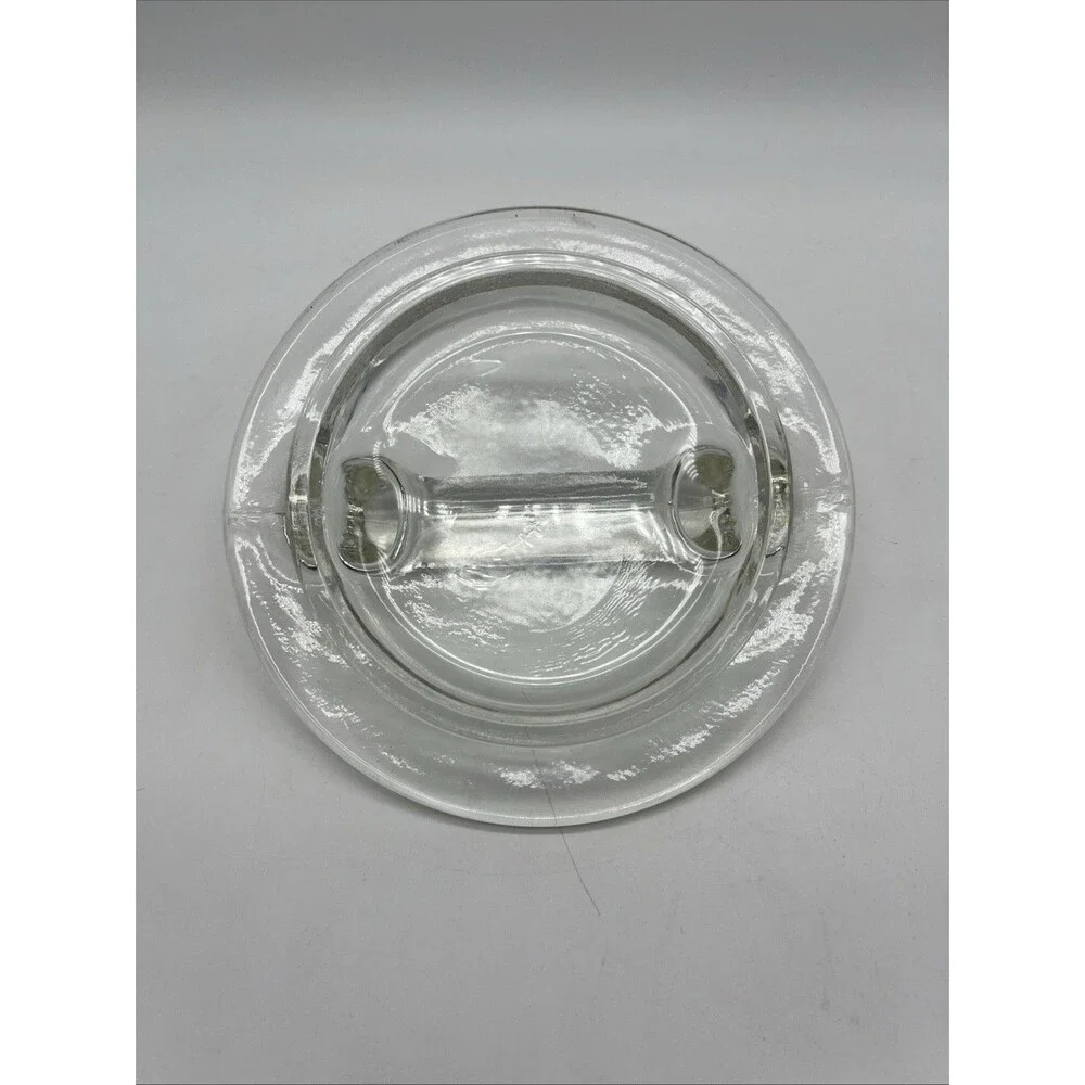 L E Smith Glass Milk Can Shaped Apothecary Jar Canister